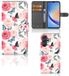 B2Ctelecom Samsung Galaxy A24 4G Hoesje Butterfly Roses