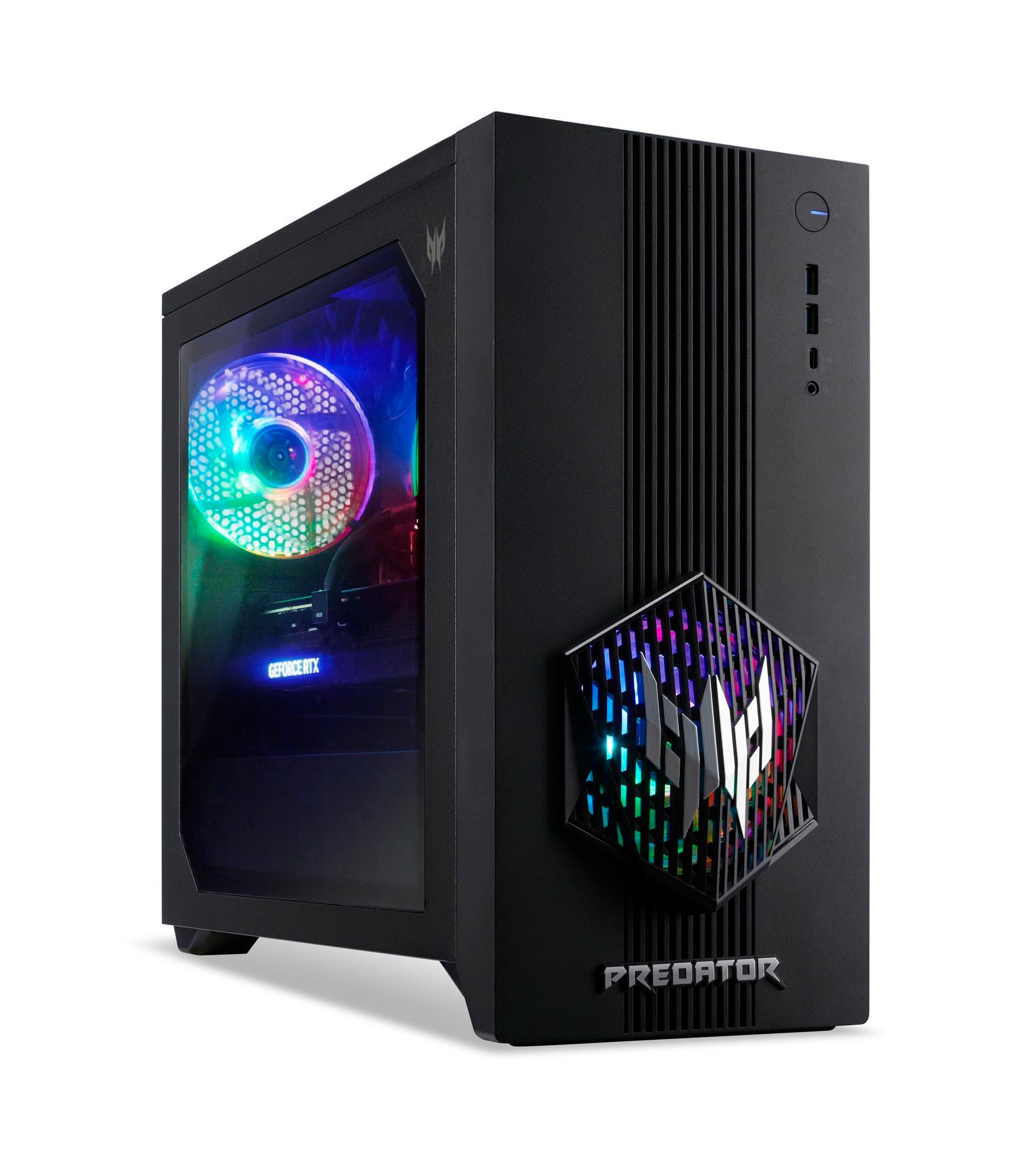 Acer Predator Orion 3000 665 I75071G Intel Core i7-14700F 32 GB DDR4-SDRAM 1 TB SSD NVIDIA GeForce RTX 5070 Windows 11 Home Tower PC Zwart