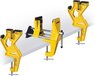 Toko Ski Vise Freeride Klemsysteem 5560037 - Zwart/Geel