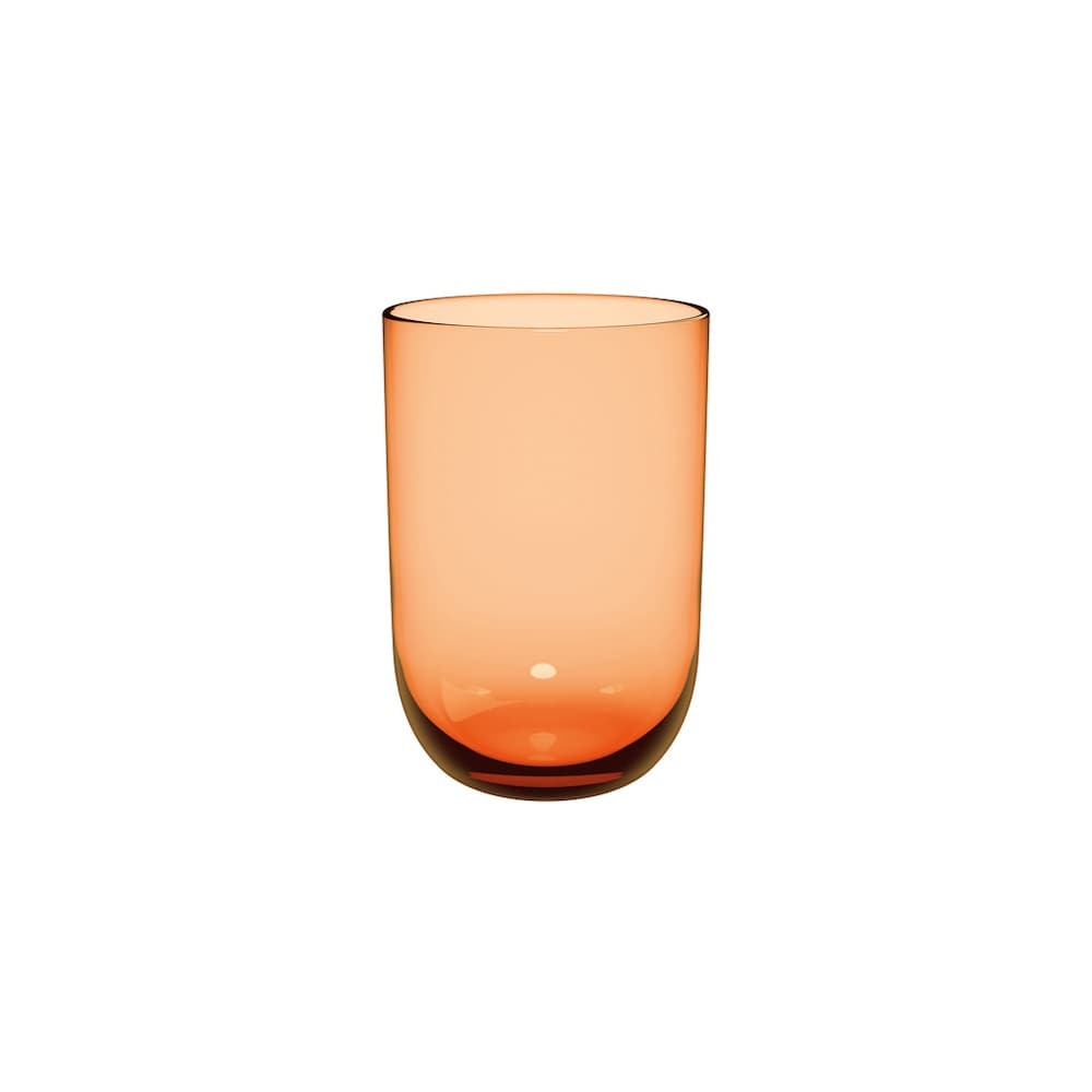 LIKE BY VILLEROY & BOCH Villeroy & Boch – Like Apricot longdrinkglas set 2-dlg, gekleurd glas abrikoos, 8 x 12 cm