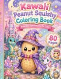 Kawaii Peanut Squishy Coloring Book