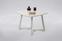 M2 Kollektion Tibet 1 salontafel, metaal, wit, 60x46x60