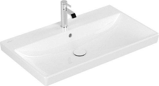 Villeroy & Boch Avento Meubelwastafel - 80x47cm - Wit - 1 Kraangat