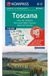 2440 KOMPASS Wanderkarten-Set 2440 Toscana, Herz der Toskana, Nel cuore della Toscana, Heart of Tuscany (4 Karten) 1:50.000
