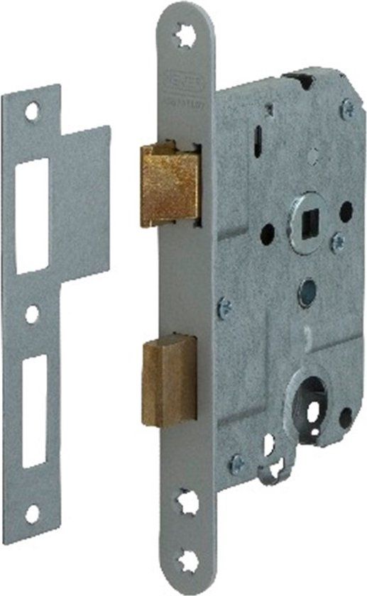 Nemef Insteekslot - Zwart - Staal - Nemef 1269 - Cilinderslot - Links/Rechts