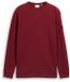 Tom Tailor - Shirt met lange mouwen en wafelstructuur - Maat XXXL - Cabarnet Bordeaux Red