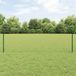 Grillage hexagonal avec poteaux 10 x 0,5 m Acier revêtu de PVC Vert