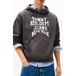Tommy Hilfiger TJM 90s Varsity Hoodie Noir délavé