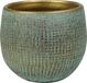 Steege Plantenpot/bloempot Modern design shiny blauw Dia 15 cm