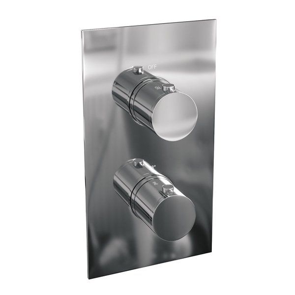 Brauer Chrome Edition Complete Inbouwthermostaat 2-weg met omstel Chroom 5-CE-5100