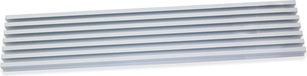 Emuca Ventilatierooster voor ovens, 600 mm, Aluminium, Mat geanodiseerd