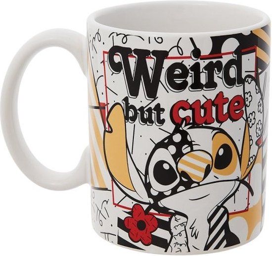 Disney Britto Stitch Midas Mug - 300 ml - White