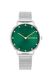 Tommy Hilfiger Analoog Kwartshorloge voor Dames met Roestvrijstalen of Leren Armband, Mesh-armband, Groen