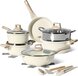 JUST PERFECTO HOUSEHOLD APPLIANCES 15-Delige Pannenset Inductie - Beige - PFAS vrij - Koudgrepen