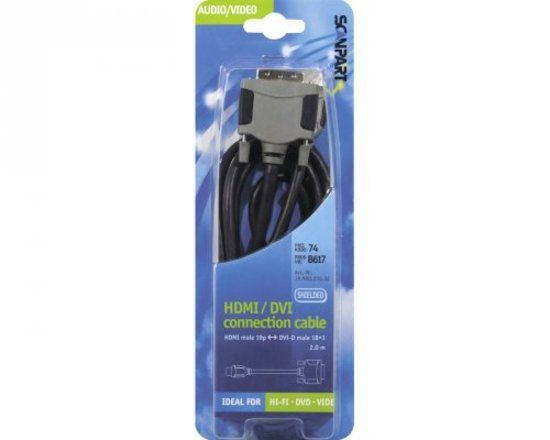 Scanpart HDMI/DVI Connection cable - 4012074218980