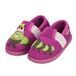 GIESSWEIN Treffelstein Kinderpantoffels meisjes - Warme wollen pantoffels | Warme kinderpantoffels van scheerwol met rups-motief – antislip pantoffels, ademend voor kleuterschool en thuis