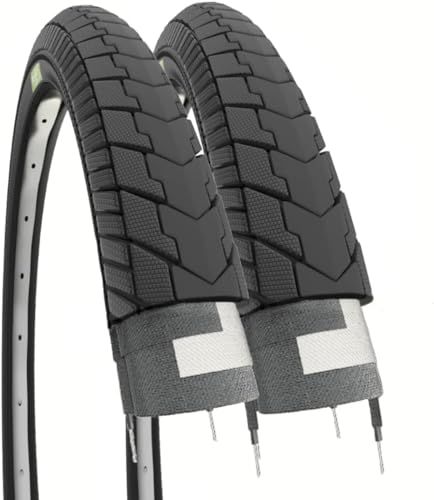 2 Olland 2 banden 26 x 1 3/8 (37-590) zwarte banden voor stadsfiets, racefiets, volwassenen, vintage, OLLAND