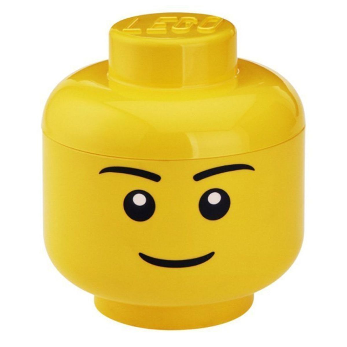 Lego Lego Head Boys Large opbergbox geel