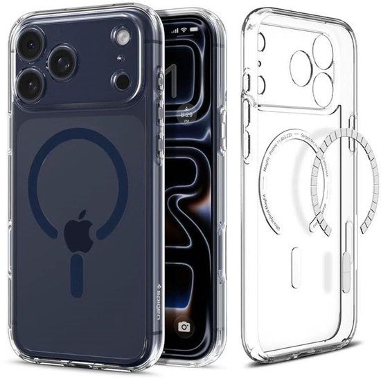 Spigen Ultra Hybrid MagFit Case voor Apple iPhone 17 Pro Max - Transparant Blauw