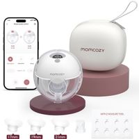 Momcozy M5 Smart Handsfree Borstkolf - Elektrisch - Wit/Grijs