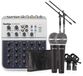 SubZero 6-kanaals Mini Mixer en Microfoon Pakket