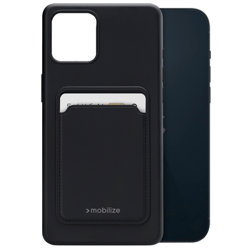 Mobilize Cardcase TPU Back Cover Zwart Apple iPhone 15 Plus