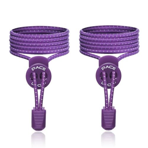 ALPHAPACE PACE LOCKS elastische veters, schoenveters zonder te strikken, slip-on snelsluiting voor sport, voor jong & oud, 120 cm, verschillende kleuren