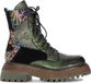 Maciejka Chaussures en cuir pour femme Vert Noir 16 cm hauteur de tige Doublure en polaire Modèle 0710409008
