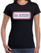 Bellatio Decorations Verkleed T-shirt voor dames - Frankrijk - zwart - supporter - themafeest S