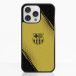 FC Barcelone Coque de Téléphone 3D Officielle Noire et Jaune
