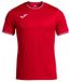 Joma Toletum V T-shirt Korte Mouwen Rood Polyester Effen Jongens 11-12 Jaar