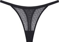 Triumph Signature Sheer String Dames Onderbroek - Zwart - Maat 42