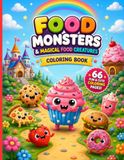 Food Monsters & Magical Food Creatures Coloring Book for Kids