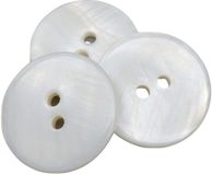BOTIBOTON - 50 parelmoeren knopen (River) - Knopen van parelmoer - Knoop klein voor baby's, overhemden, kleding Naaibenodigdheden - Geproduceerd en verzonden vanuit SPANJE - 20 mm