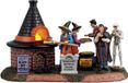 Lemax Spooky Town - Zelda's Black Hat Pizzeria - Met Licht