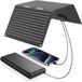 Ecosonique Opvouwbaar zonnepaneel, 30 W, waterdicht, USB-A, USB-C, zonne-oplader voor mobiele telefooncamerastatie, voor camping, backpacking, compatibel