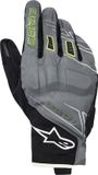 Alpinestars Moblast WP waterdichte motorhandschoenen Zwart/grijs/geel Maat M