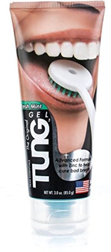 Tung Brush Gel - Tongreinigende gel om tong mee schoon te maken