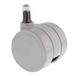 WAGNER 01012061 Draaistoelrol/bureaustoelwielen, design hard, diameter 60 mm, hoogte 65 mm, intervalgeremd, steekpen 11 x 20 mm, draagkracht 50 kg, Made in Germany