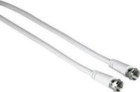 Hama Verb.Kabel 2X F-Plug Wit 1.5M Ve=25