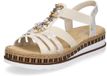 Rieker - Dames - Beige - Sandalen - Maat 40