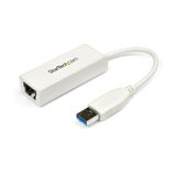 StarTech.com StarTech USB 3.0 naar Gigabit Ethernet Netwerkadapter, 10/100/1000 Mbps NIC, USB naar RJ45 GbE LAN Adapter voor PC, Laptop of MacBook (USB31000SW)