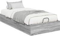 vidaXL Ottoman Bedframe Grijs Sonoma 80,5 x 200 cm