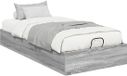 vidaXL Ottoman Bedframe Grijs Sonoma 80,5 x 200 cm