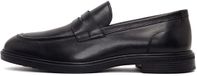 DERIMOD Leren Penny Loafers Zwart