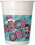 Borrelglazen, L.o.l. Surprise! Feestbekers Meisjes 200 Ml 8 Stuks Multicolor Rietjesbeker Kunststof