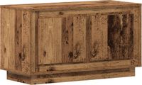vidaXL Meuble TV 80 x 35 x 45 cm Bois vieilli Bois recyclé