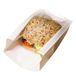 Garcia de Pou Pack Delicatessen Tas met Raam 50 Gsm en 15 PP in Doos, 14(9+5) x 17 cm, Kraft, Wit, 14 x 30 x 17 cm