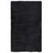 VidaXL Hoogpolig vloerkleed Navarra 60x100 cm Polyester Zwart