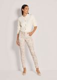 MADELEINE Broek Smalle broek met print in 4-pocket-stijl